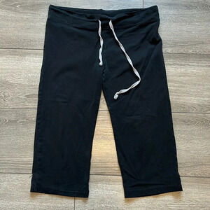SM294 Reebok cropped leggings with drawstring waist